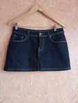 Spódnica mini ciemny jeans