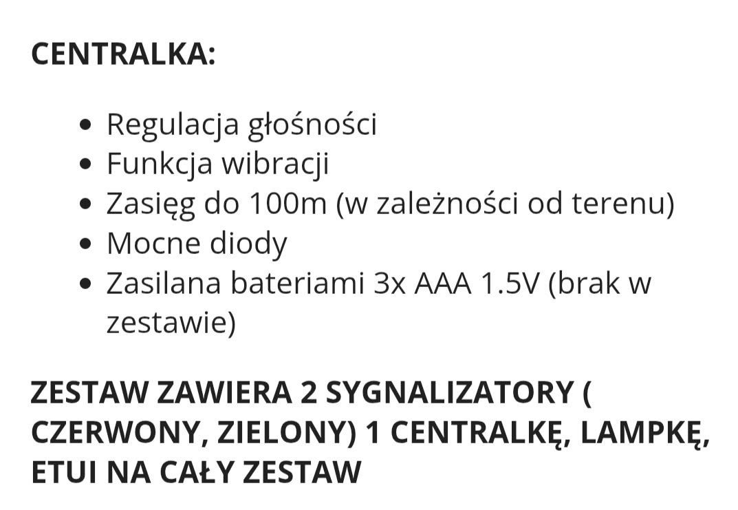 Sygnalizatory brań PROLOGIC z centralką Zestaw 2+1+1
