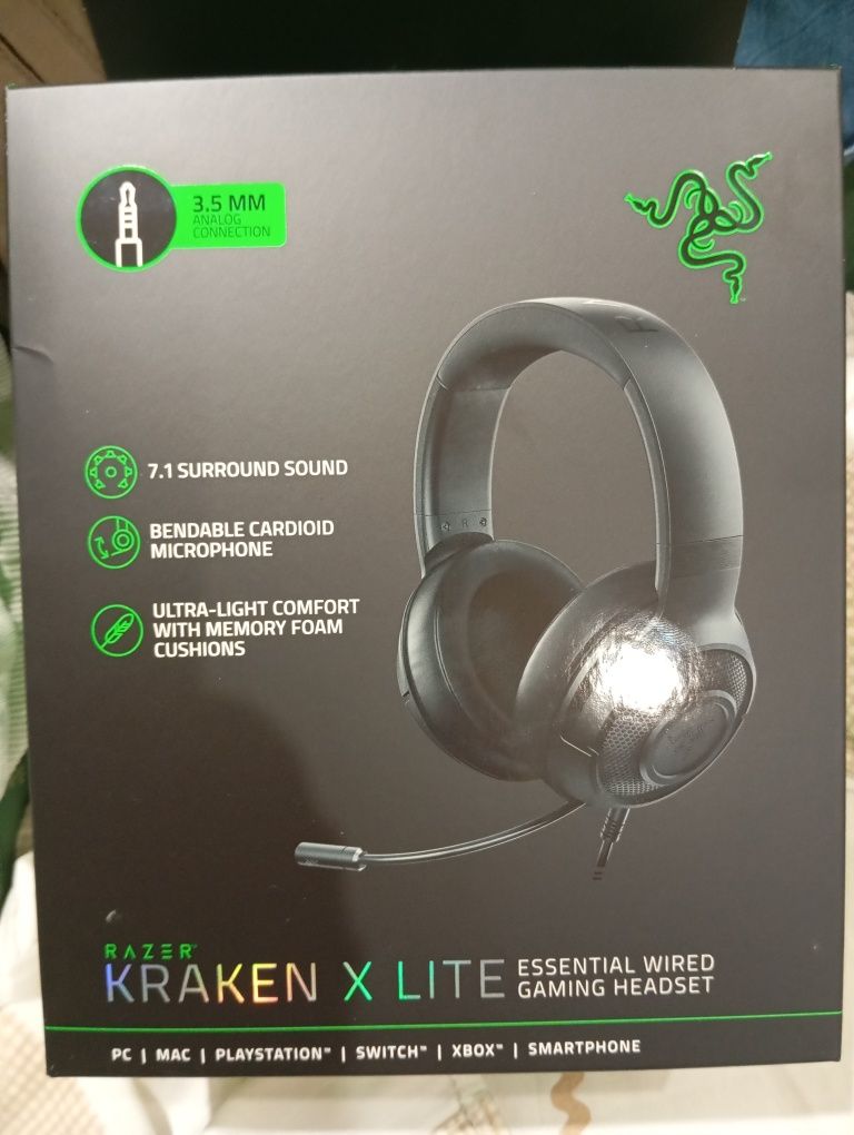 Gaming headset/ headphones com microphone