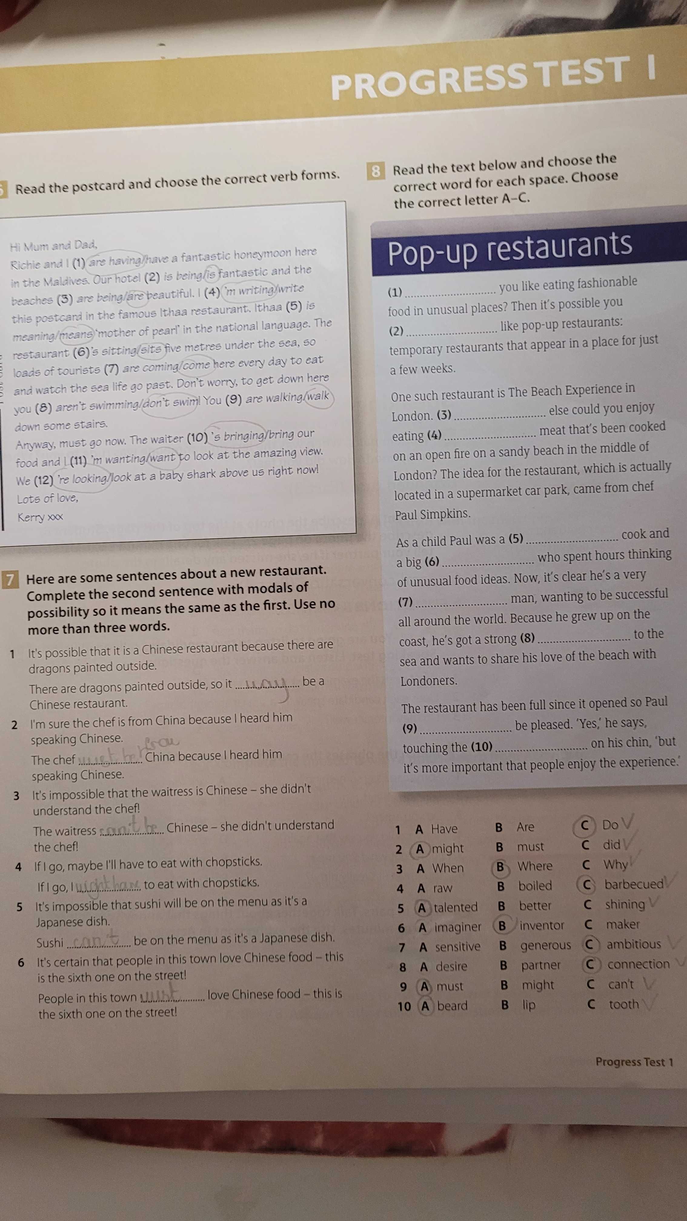 Gold preliminary coursebook B1 - english test PEARSON + cd-rom