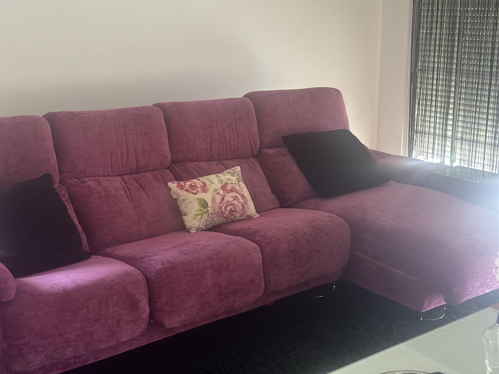 Sofa 3 lugares + chaise long