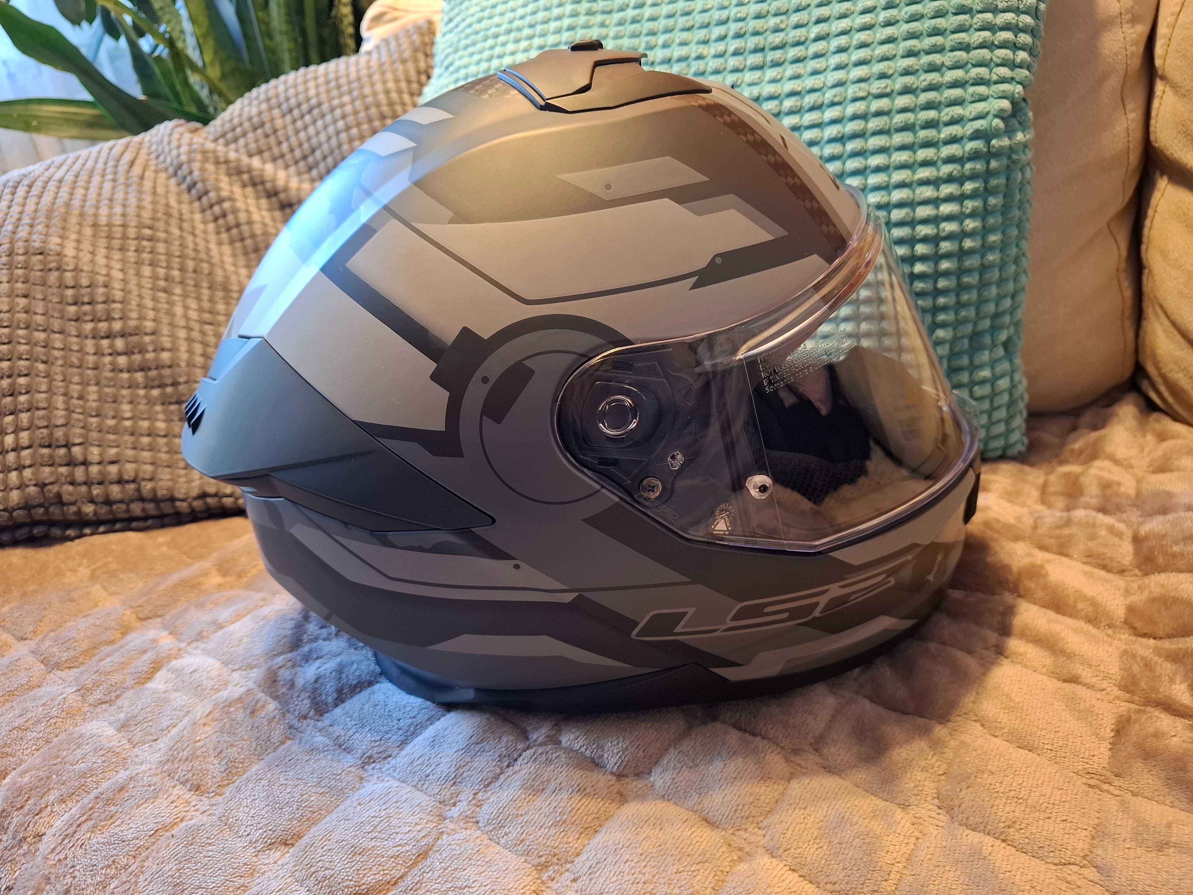 Kask LS2 STREAM II SHADOW M.tit. GREY - Rozmiar M - nieużywany
