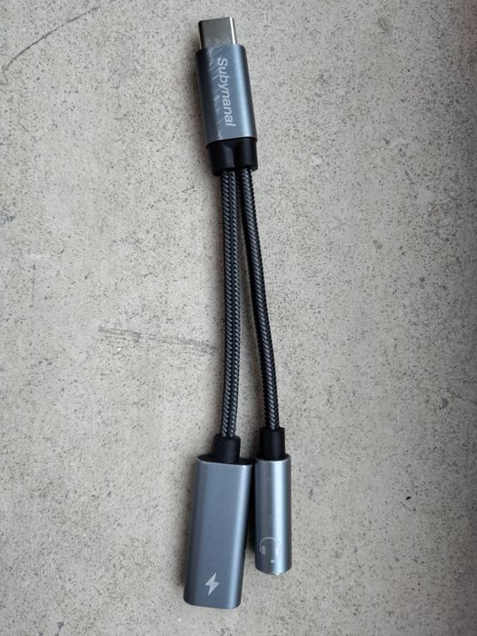 Headphone and Charter Adaptar 2-in-1 USB C PD 3.0