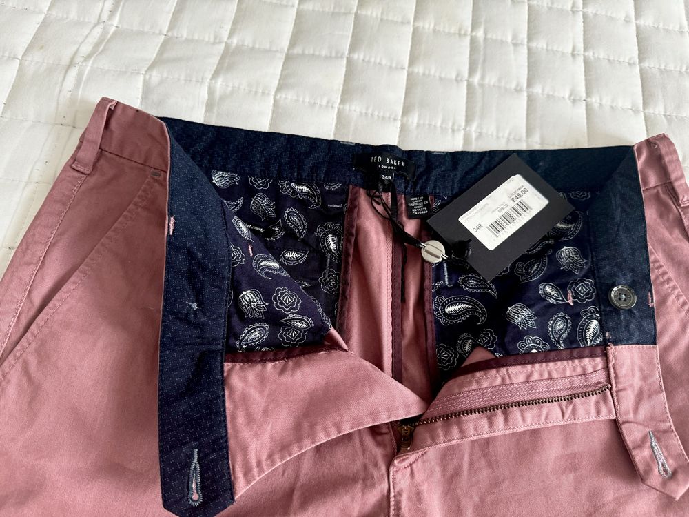Spodenki szorty chinonsy krótkie  r 34 Ted Baker LonTanio z 70F na 18f