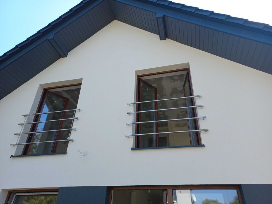 balustrada okienna zabezpieczenie okienne balkon francuski aluminium