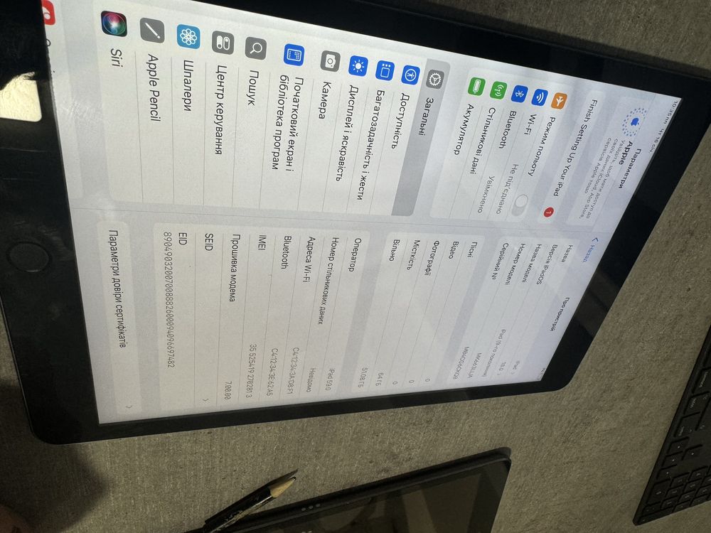 iPad 9 покол. 2021р. 64GB. Space Grey. LTE. Сім карта. Гарантія
