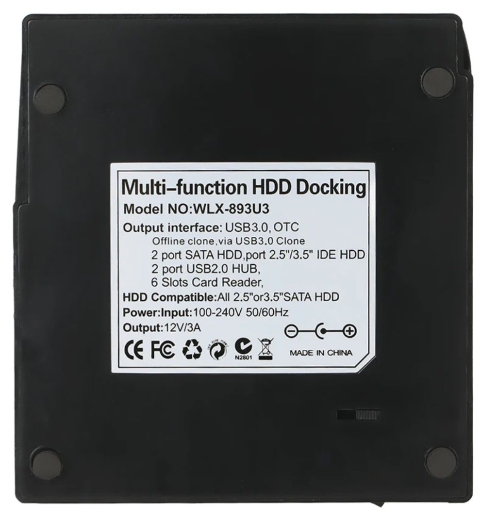 (НОВЫЙ) Док станция SSD HDD IDЕ SATA 2.5 3.5 USB 3.0