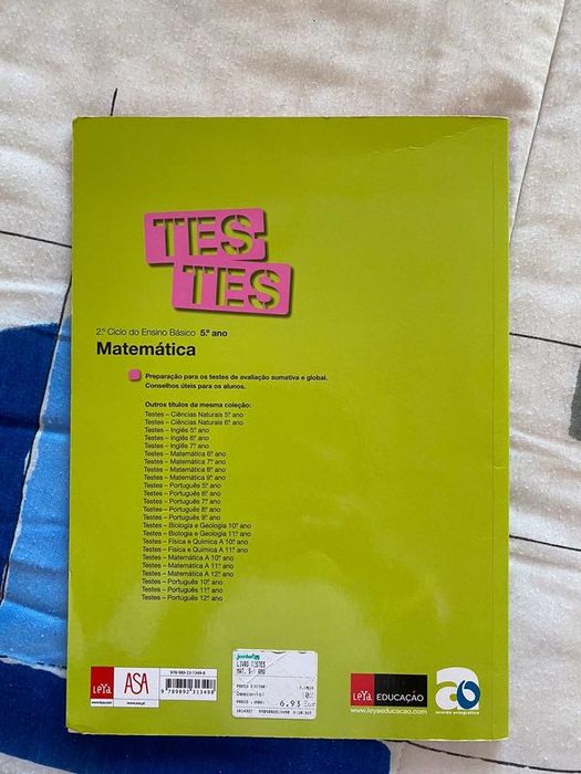 Testes Matemática 5