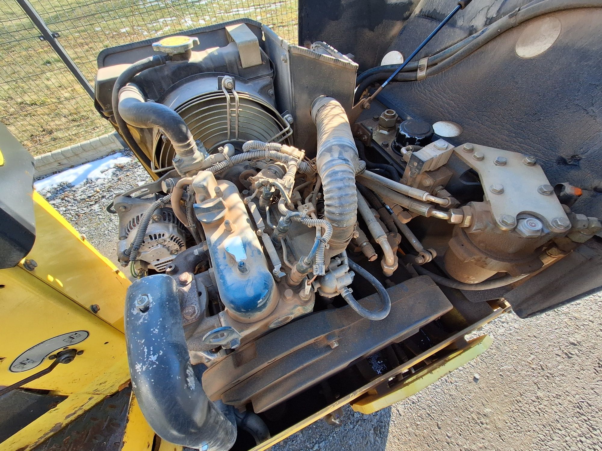 Mini walec zagęszarka BOMAG  ad80 silnik kubota