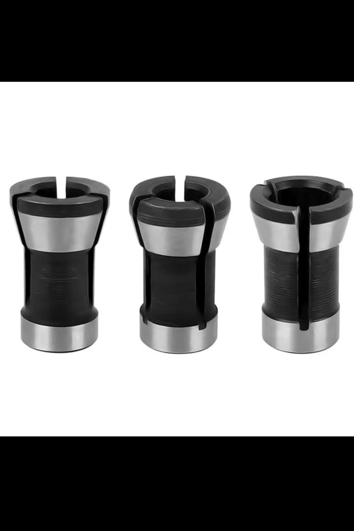 Tuleja zaciskowa do frezarki do drewna. 6mm. 6.35mm. 8mm. Długość 20mm