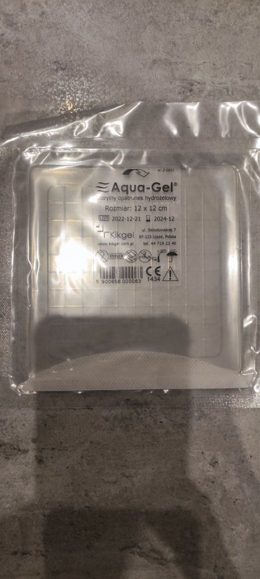 Aqua Gel sterylny opatrunek hydrożelowy 4 sztuki