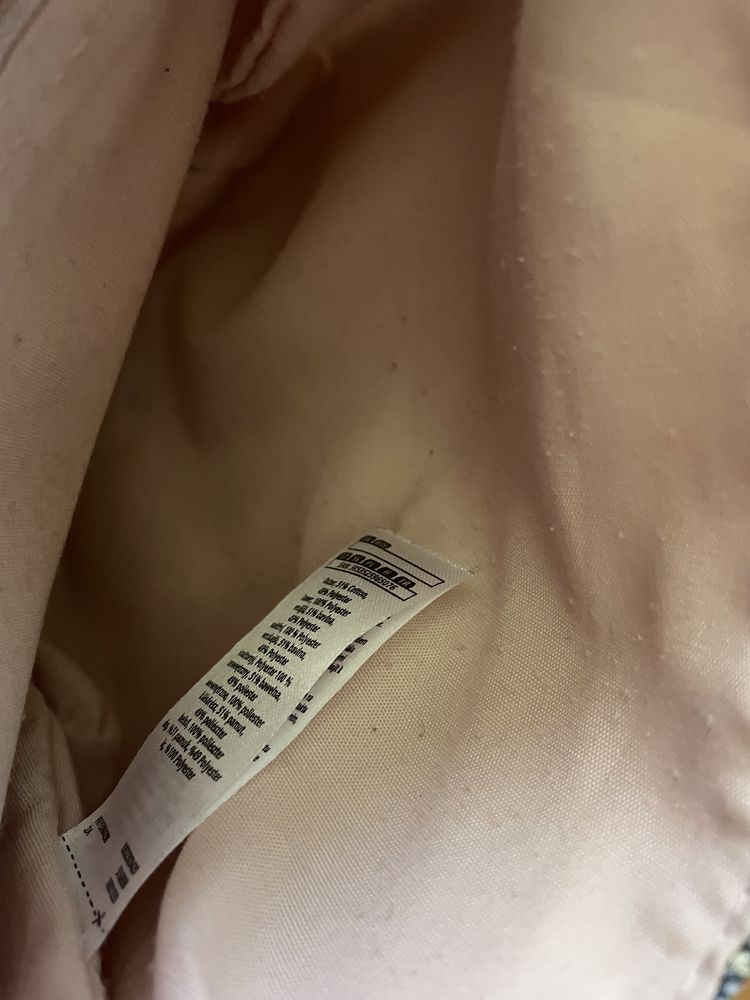Mała beżowa torebka w kwiatowym wzorze F&F