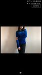 Bluzka kobalt 36