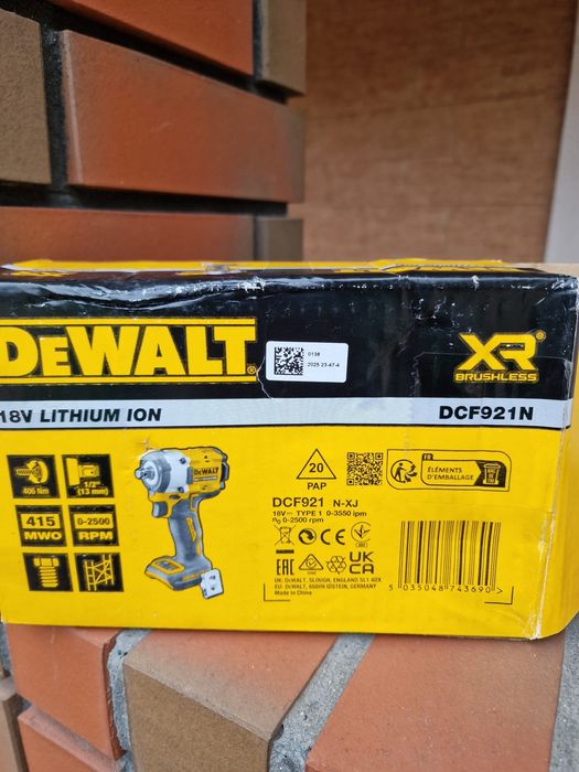 DeWalt DCF921N klucz udarowy 1/2 cala nowy