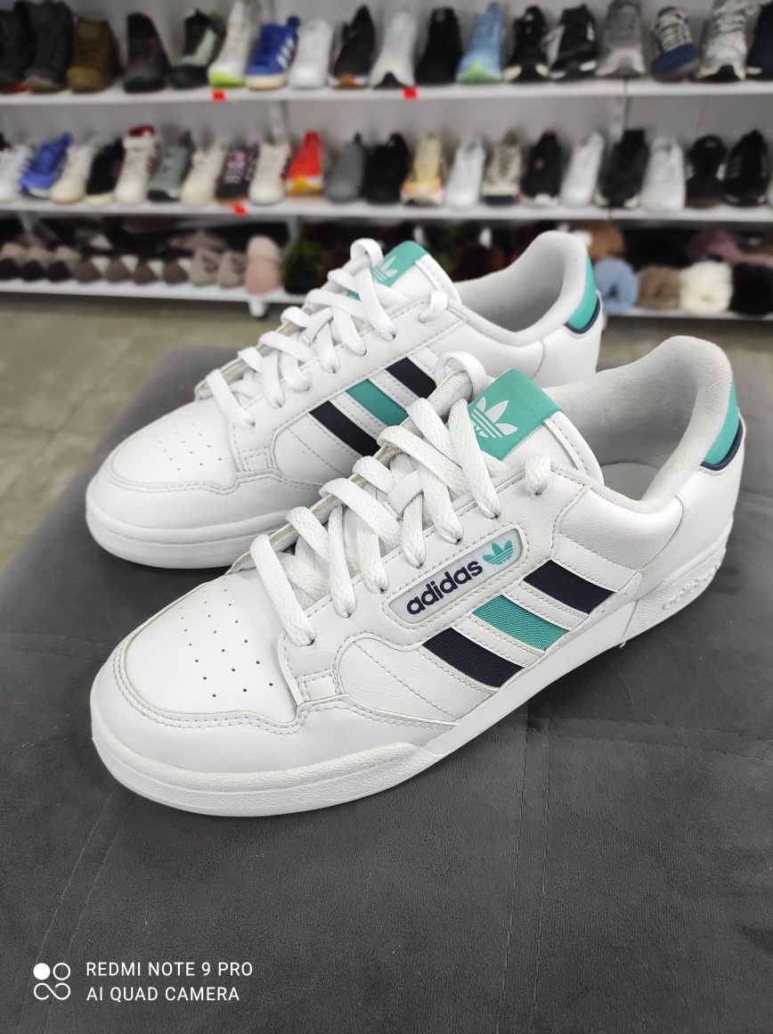 ОРИГІНАЛ 100% Кросівки Adidas Continental 80 Stripes Shoes White 41