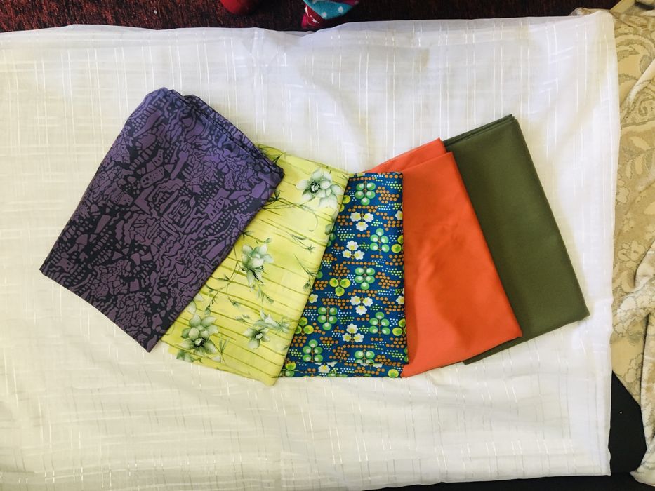 Подкладочные ткани шелк, саржа. Нейлон, ситец тик, трико.  Времен СССР