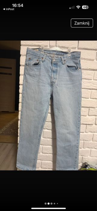 Spodnie mom fit levi’s 501 W29 L26
