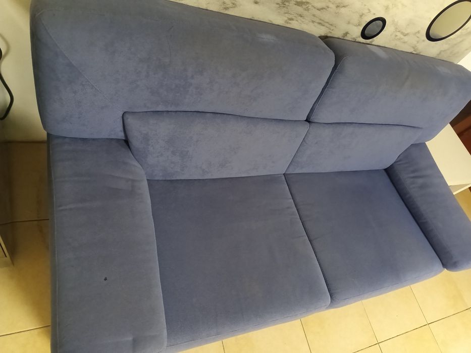 Pack sofá, mesa jantar, tapete, quadro, resguardo e mesinhas