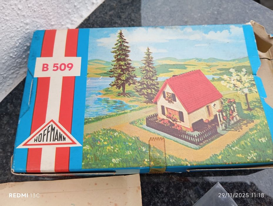 Brinquedo anos 60 casinha para montar