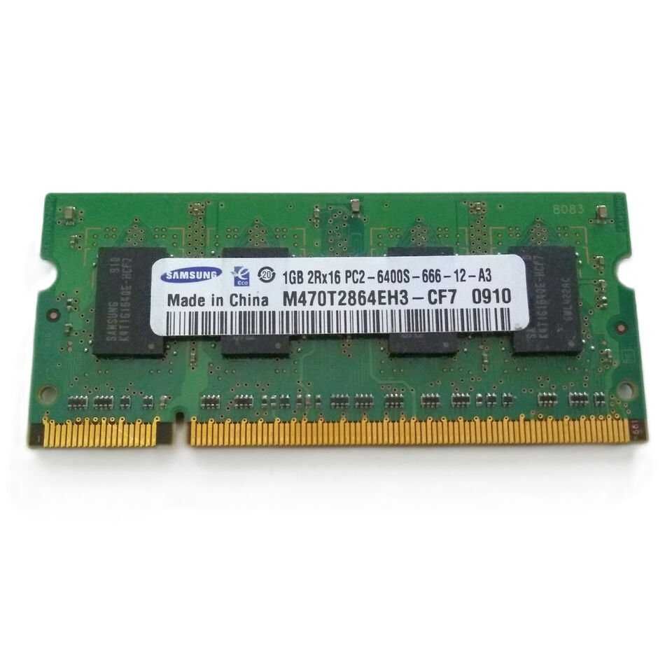 Memória RAM 1GB SO-DIMM (portátil) DDR2 667MHz