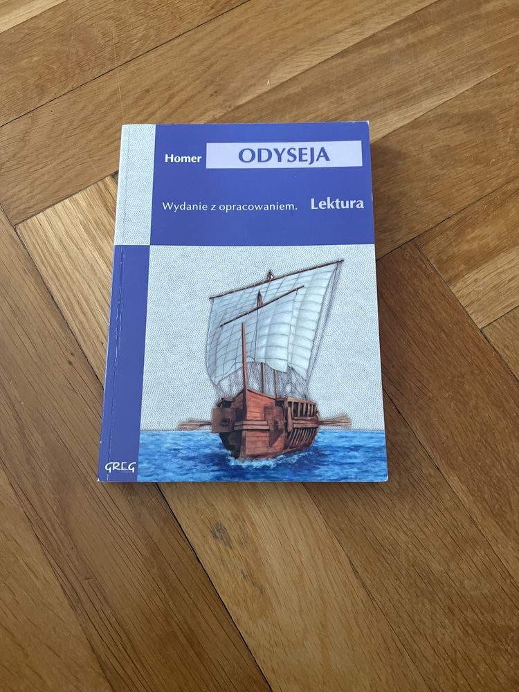 Homer odyseja wydanie z opracowaniem lektura książka