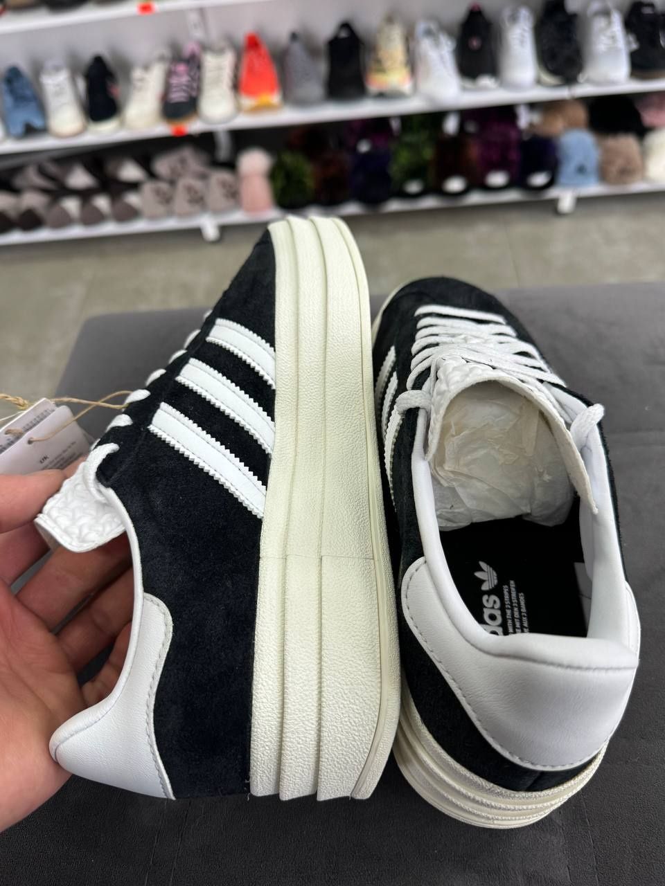 ОРИГІНАЛ 100% Кросівки Adidas Gazelle Bold Shoes Black Hq6912 38