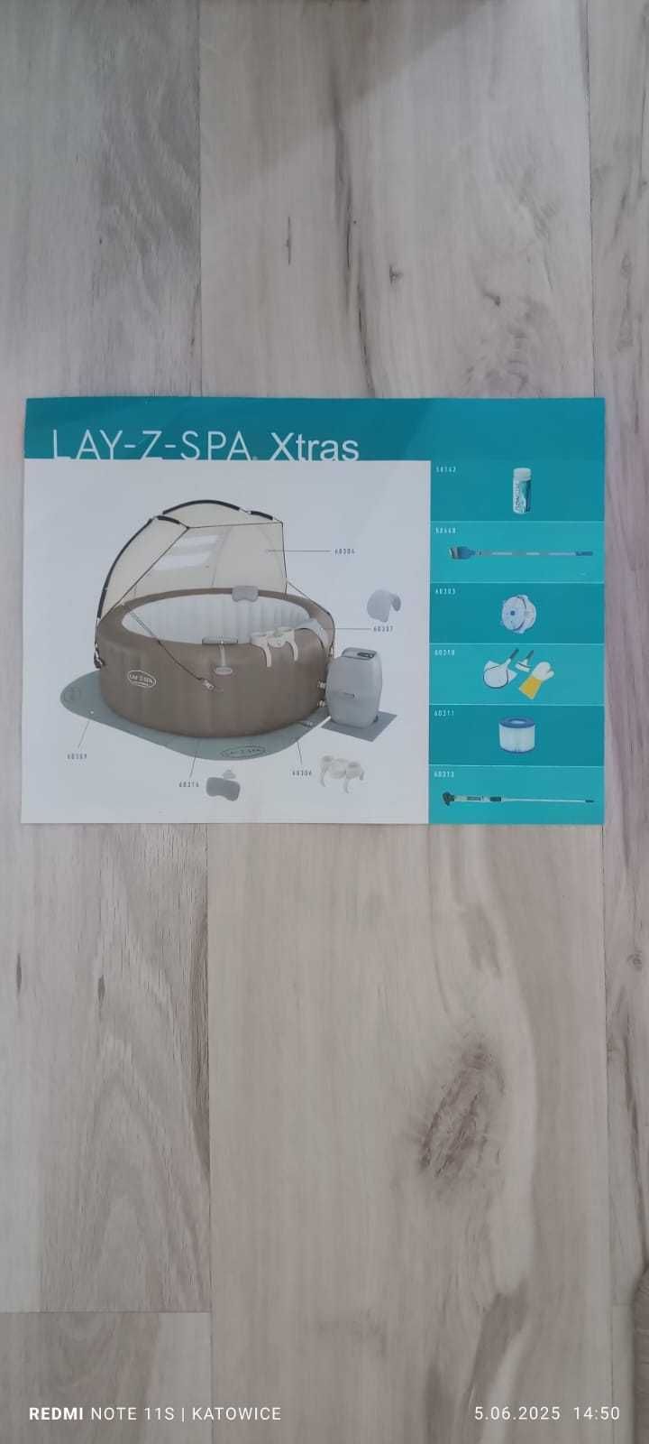 Jacuzzi lay-z-spa xtras + podkład