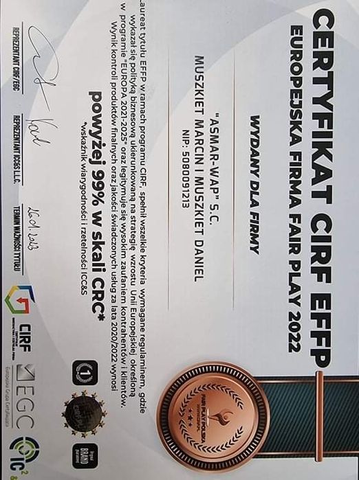 Wapno nawozowe granulowane