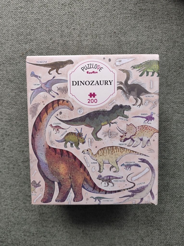 Puzzlove puzzle dinozaury czuczu 200 elementów