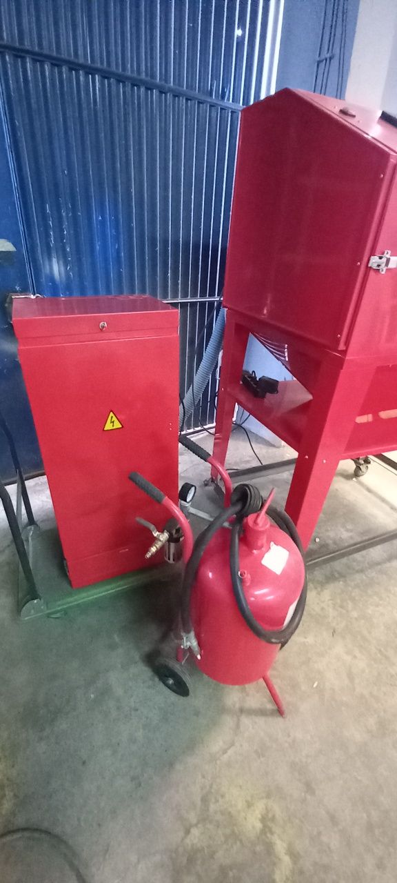 Equipamento de Decapagem com Compressor