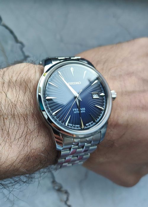 Seiko Presage Blue Moon Custom Mod NH35A Automat Zegarek