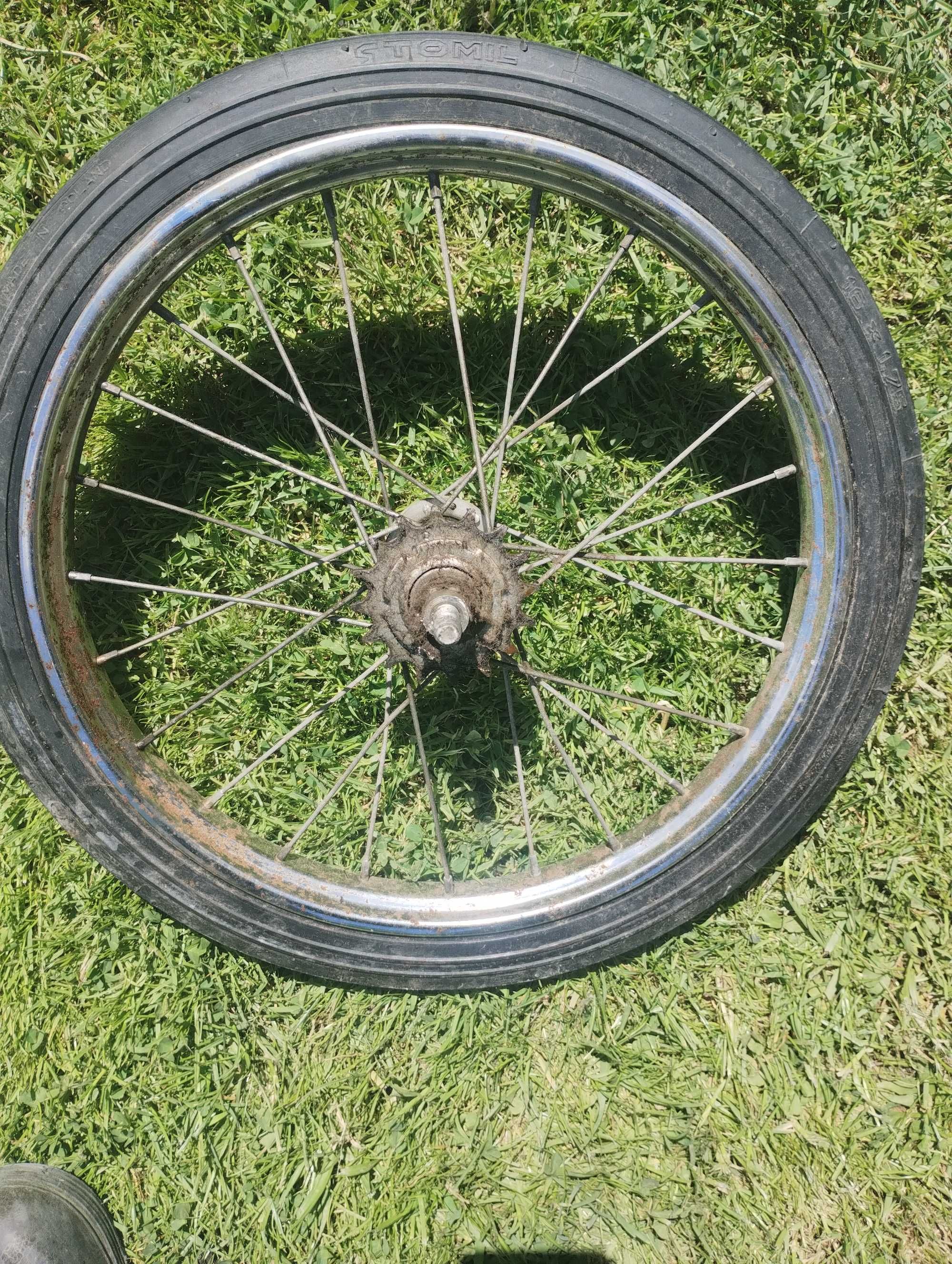 Koło roweru stacjonarnego