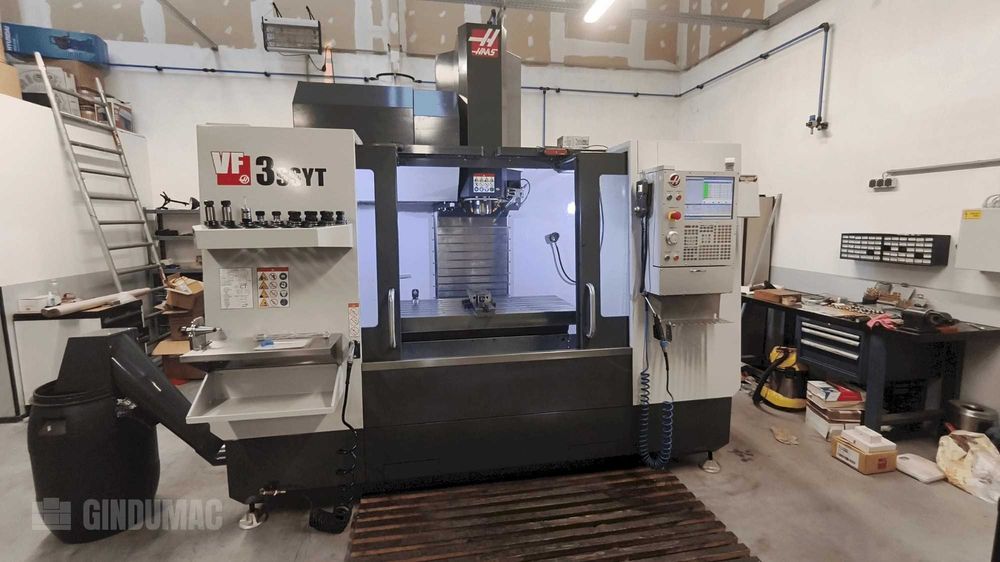 HAAS VF-3SSYT z HRT 210 4X – 2018, 4 osie, centrum obróbcze CNC