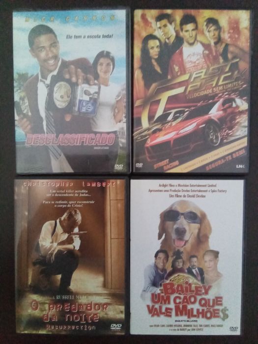 Coleção de filmes em dvd