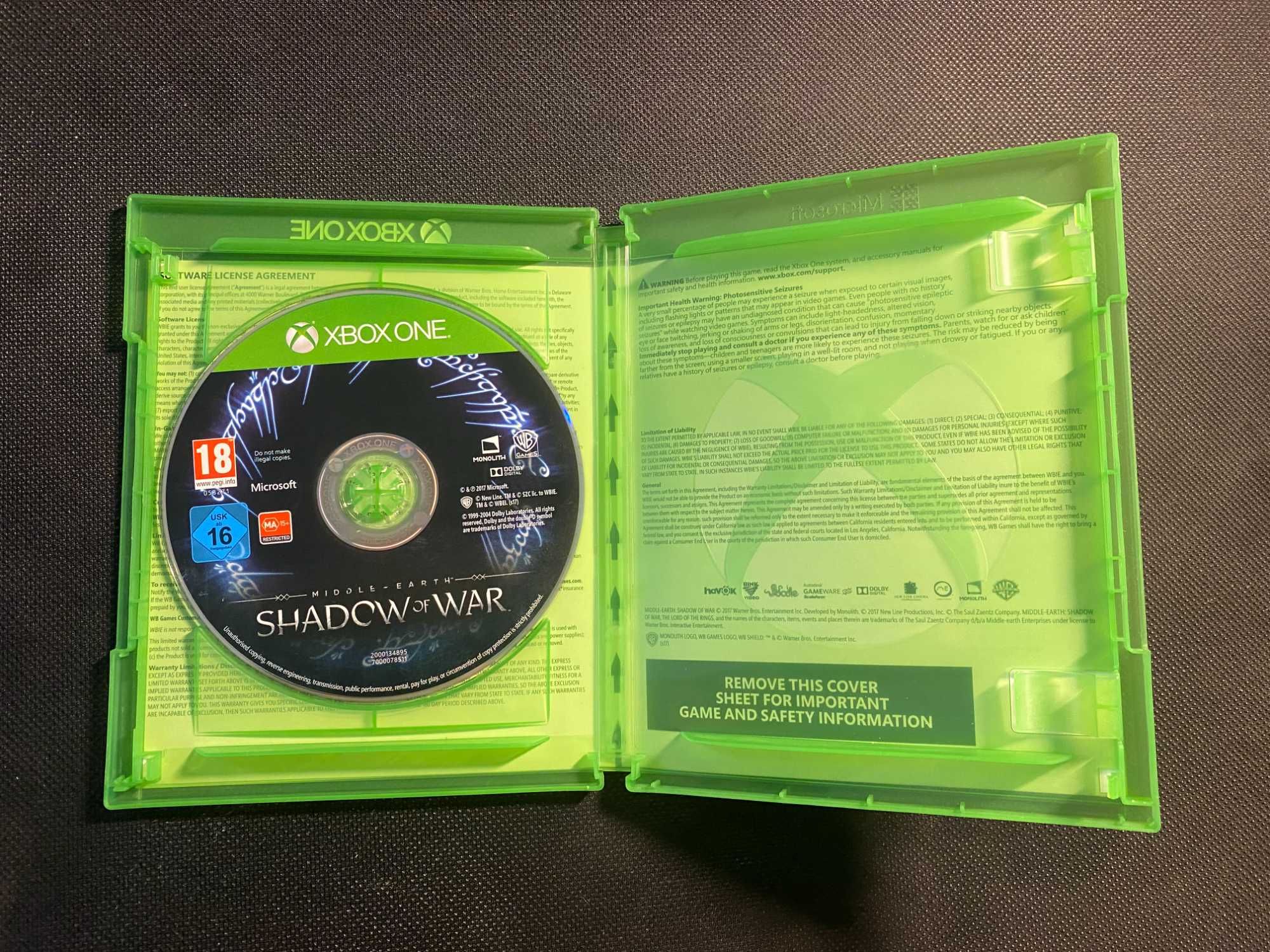 Shadow of War xbox one