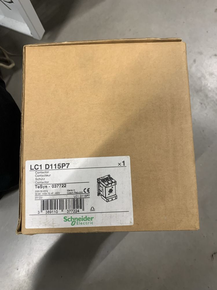 Stycznik mocy 115A 3P 230V LC1D115P7 Schneider