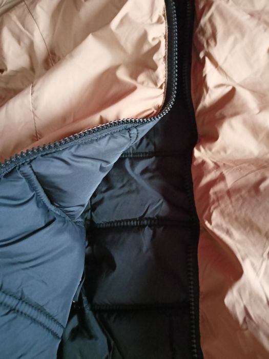 Kurtka dwustronna czarno- beżowa