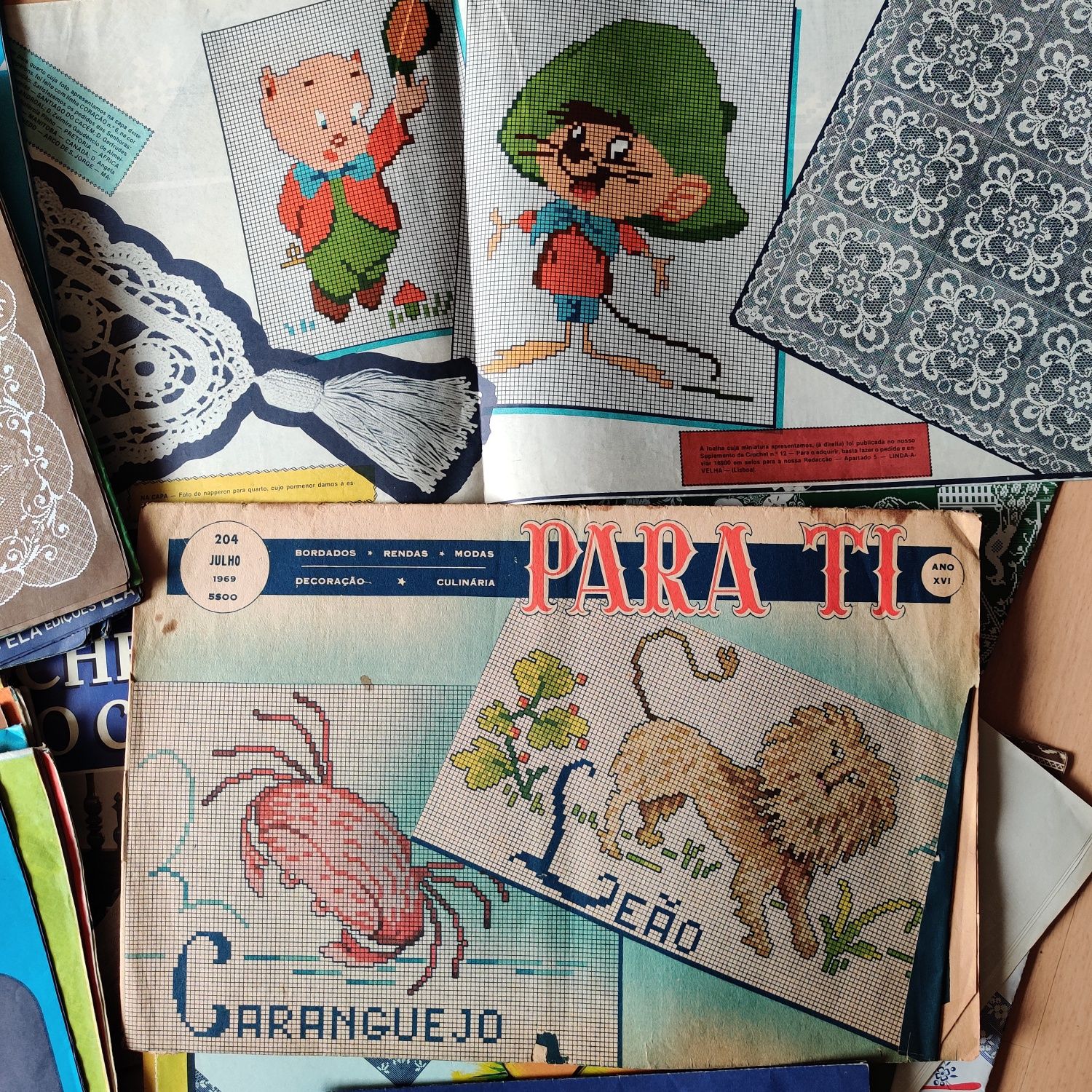 Revistas croché crochet e lavores antigas
