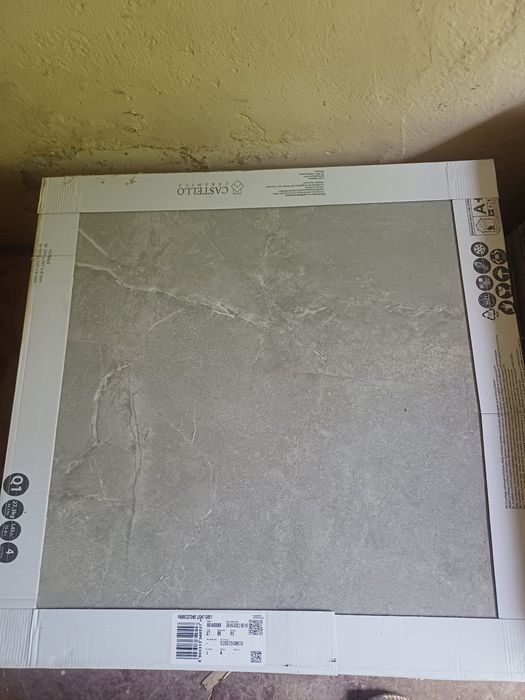 Gres szkliwiony Fabricstone 60 x 60 cm light grey 1,44 m2