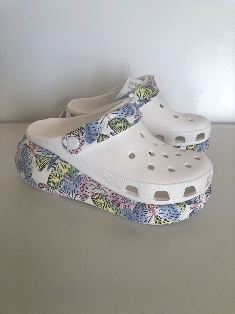 Крокси з метеликами Crocs crush butterfly женские крокс Краш