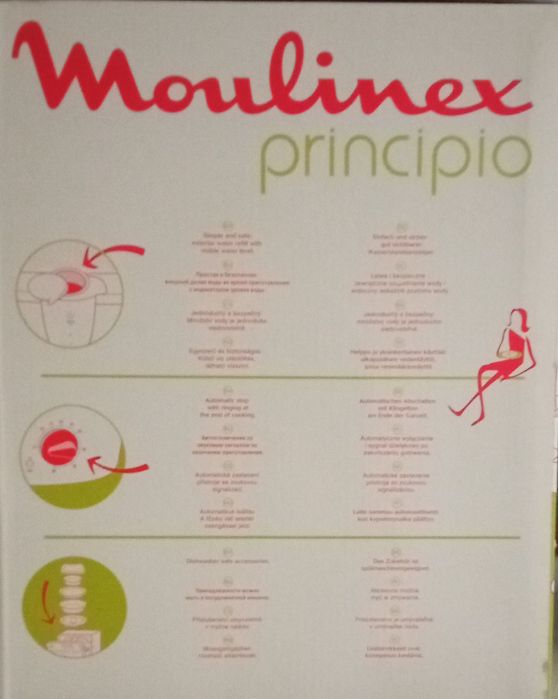 Пароварка Moulinex principio