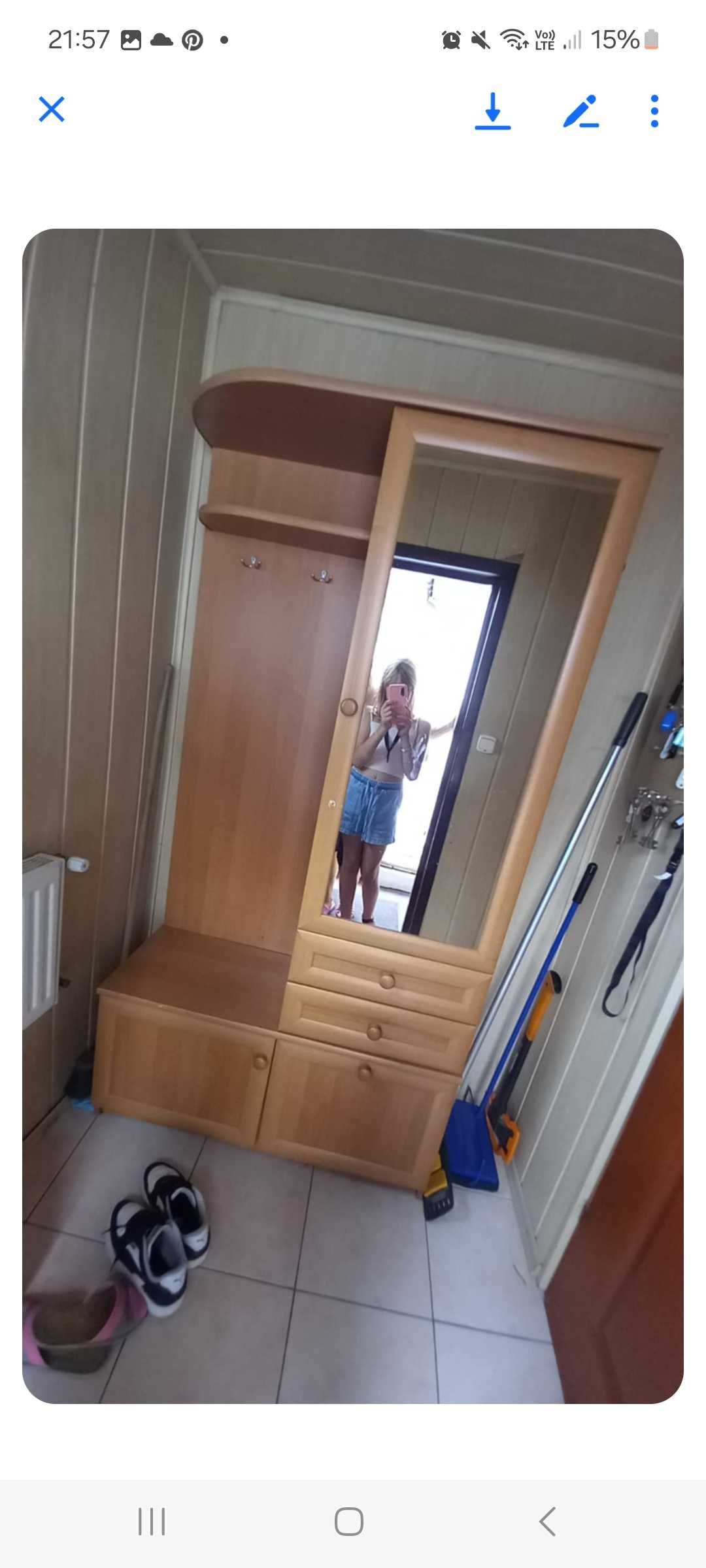 Meblościanka do wiatrłapu