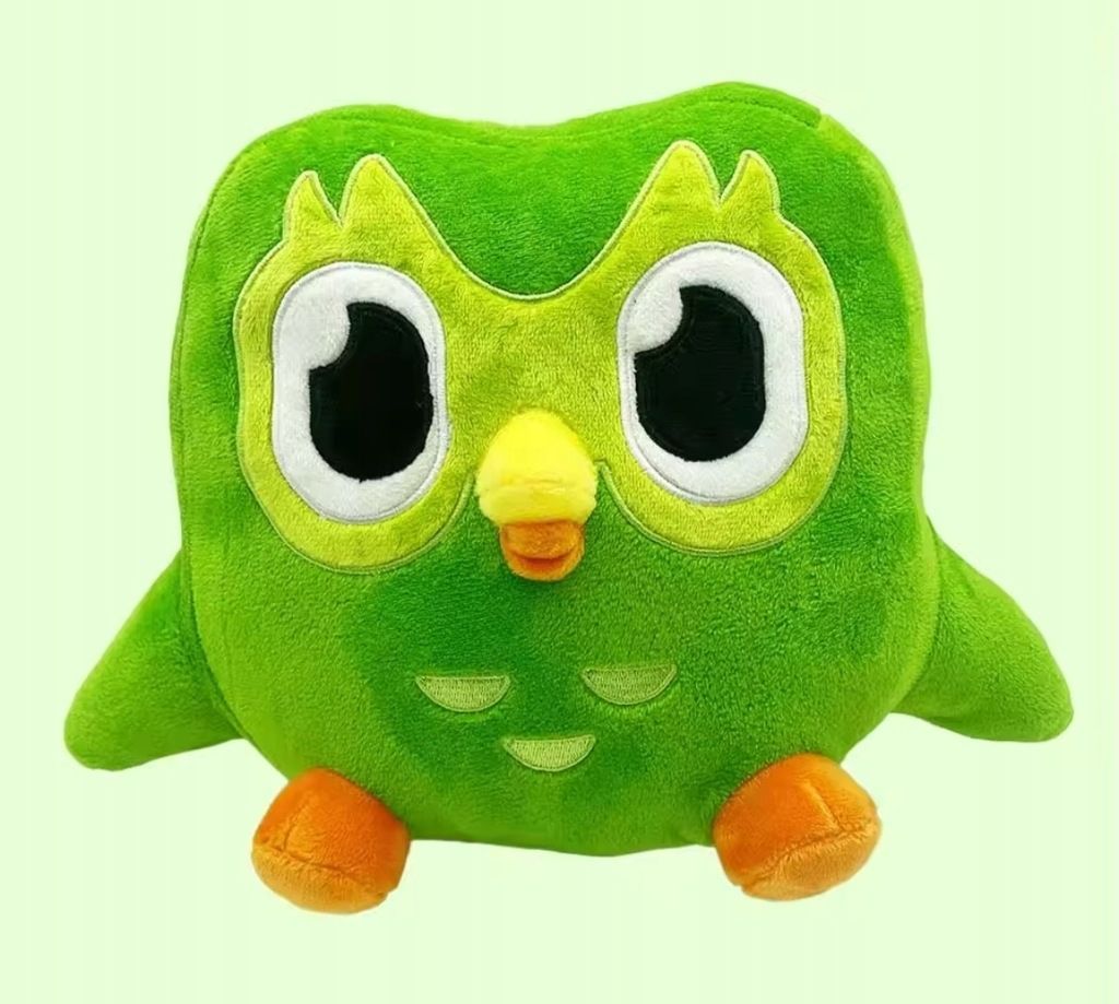 Pluszak Sowa Duolingo przytulanka maskotka miś prezent