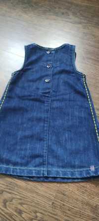 Spódnica sukienka jeansowa