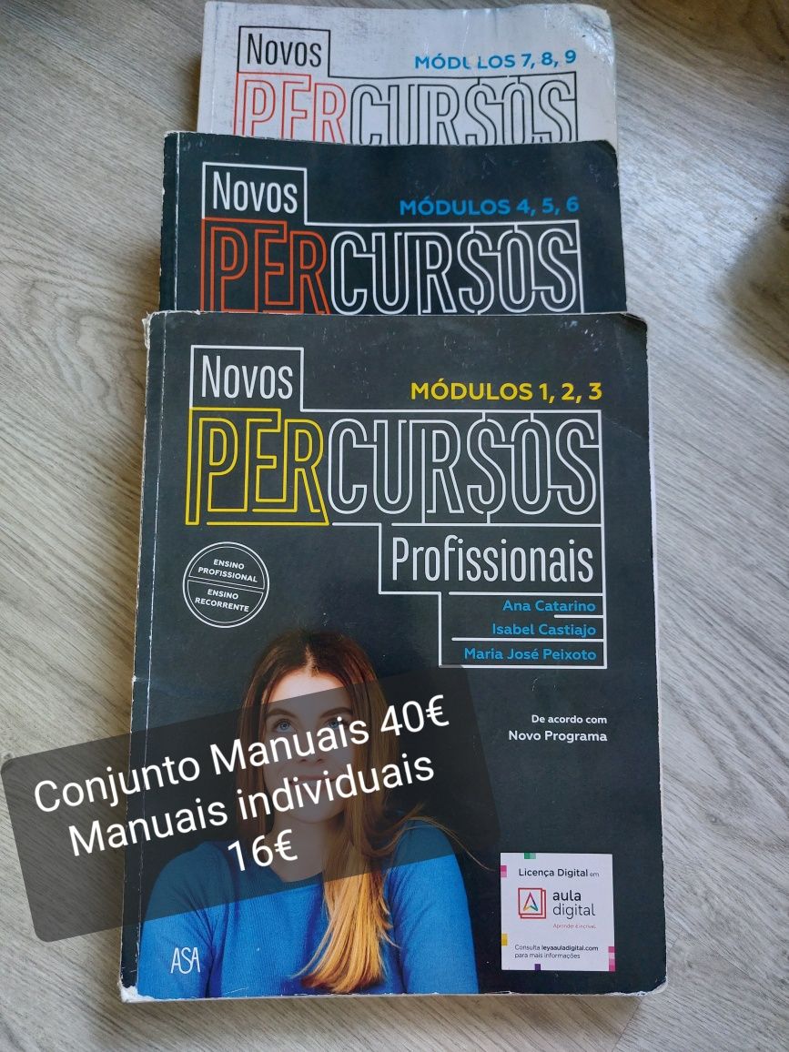 Manuais escolares - ensino profissional