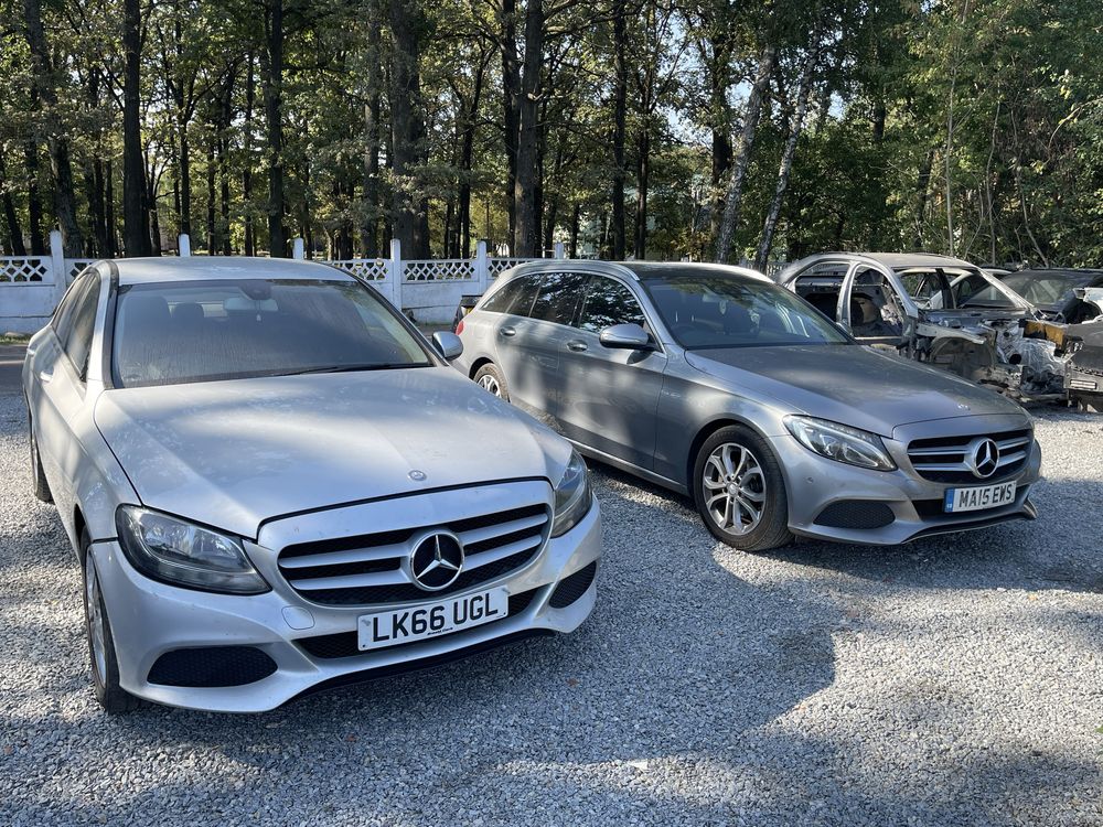 Морда капот бампер фара W205 Mercedes C Class 205