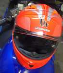 Męski kask motocyklowy