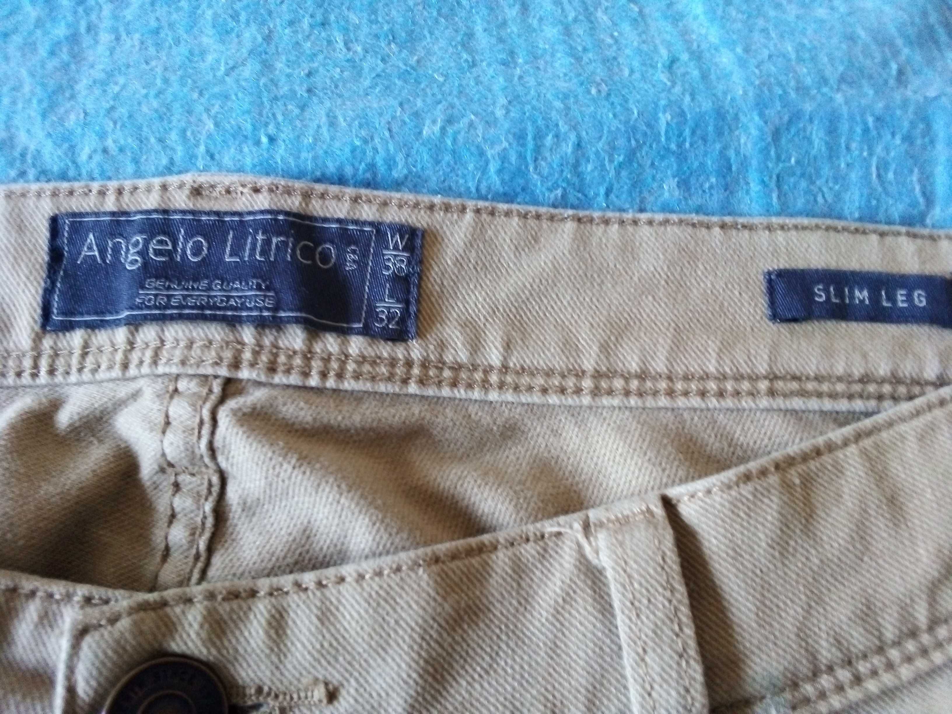 Jeansy Angelo Litrico slim leg 38/32