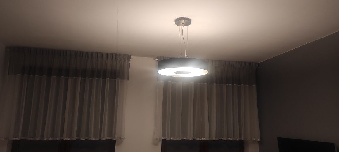 Nowoczesna lampa plafon czarna + żarówki gratis