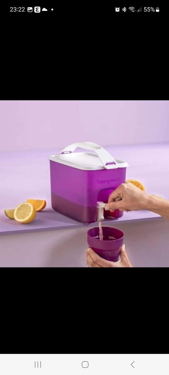 Dispensador de bebidas Tupperware